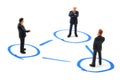 Networking business people Royalty Free Stock Photo