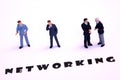 Networking businessmen Royalty Free Stock Photo