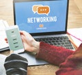 Networking Connection Global Communications Online Concept Royalty Free Stock Photo
