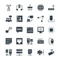 Networking Cool Vector Icons 1 Royalty Free Stock Photo