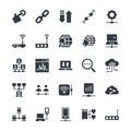 Networking Cool Vector Icons 3 Royalty Free Stock Photo