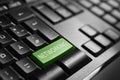 Networking, Keyboard button enter symbol Royalty Free Stock Photo