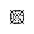 Networking line icon. Universal creative premium symbol. Vector sign icon logo template. Vector illustration