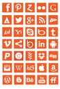 Networking social media app logo signs