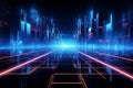 Networks and artificial intelligence technology or Chatbot Chat AI to create futuristic connectivity and global innovation to