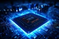 Networks and artificial intelligence technology or Chatbot Chat AI to create futuristic connectivity and global innovation to