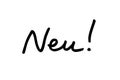 Neu Royalty Free Stock Photo