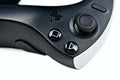 Neu-Ulm, Germany - February, 02, 2024: Close-up of Sony PlayStation VR 2 virtual reality Sense controller. Royalty Free Stock Photo