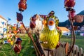 Neuberg an der MÃÂ¼rz , Austria - 15.11.2018: Glass manufature Kaiserhof Glass manufacture with colorful glassware outside glass