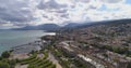 Neuchatel, Jeunes rives et port - Aerial 4K - Phantom 4 PRO