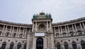 Neue Burg or New castle as part of the famous Hofburg Palace in Heldenplatz, Vienna, Austria Royalty Free Stock Photo