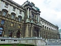 Neue Burg, Wien Incomplete 19th century palace wing hosting Kunsthistorisches Museum collections - Vienna, Austria Royalty Free Stock Photo