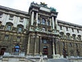 Neue Burg, Wien Incomplete 19th century palace wing hosting Kunsthistorisches Museum collections - Vienna, Austria Royalty Free Stock Photo