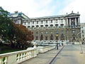 Neue Burg, Wien Incomplete 19th century palace wing hosting Kunsthistorisches Museum collections - Vienna, Austria Royalty Free Stock Photo