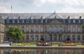 Neues Schloss New Castle. Palace of the 18th century in baroque style in Germany, Stuttgart Royalty Free Stock Photo