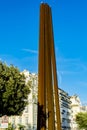 Neuf lignes obliques monument in Nice, France