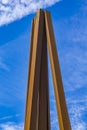 Neuf lignes obliques monument in Nice, France