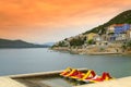 Neum town beach Royalty Free Stock Photo