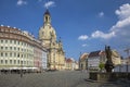 Neumarkt and Frauenkirche in Dresden, Germany Royalty Free Stock Photo