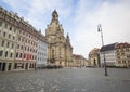 Neumarkt and Frauenkirche in Dresden, Germany Royalty Free Stock Photo