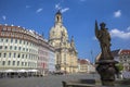 Neumarkt and Frauenkirche in Dresden, Germany Royalty Free Stock Photo