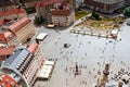 Neumarkt square in dresden Royalty Free Stock Photo