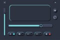 Neumorph UI player kit