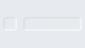 Neumorphic buttons. Simple trendy design elements UI components isolated on light background. Control element for