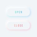 Neumorphism Icons set.