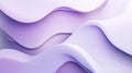 Neumorphism-inspired minimalist background in light purple and soft white, with smooth, raised