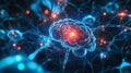 Neural Activity and Gamma-Aminobutyric Acid Visualization Concept