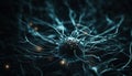 Neural axons connect for high scale communication generated by AI