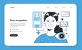 Neural network abilities. Self-learning computing system processing Royalty Free Stock Photo