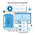 Neural network abilities. Self-learning computing system processing Royalty Free Stock Photo