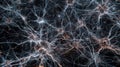 Neural Network Abstract Background. AI, Data Science, Deep Learning Concept Royalty Free Stock Photo