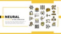 Neural Network And Ai Landing Header Vector Royalty Free Stock Photo