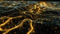 Neural Network Big Data Flow Visualization, Binary Code Matrix, AI Machine Learning Abstract Background, Quantum Computing, Cyber Royalty Free Stock Photo