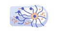 Neural Network Brain Icon: AI, Neuroscience Data Vector Design Generative AI Royalty Free Stock Photo