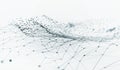Neural network, cloud technologies. Global database, artificial intelligence Royalty Free Stock Photo