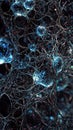 Neural Network Fantasy with Intricate Nodes, generative ai