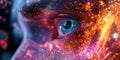 The Neural Network: A mesmerizing visualization of a neural network, where intricate connections and glowing synapses form a