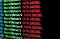 Neural network overloading Royalty Free Stock Photo