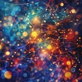 Neural networks revealing insights, illuminating data patterns for analysis and research