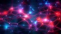Neural patterns network abstract background Royalty Free Stock Photo