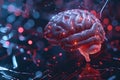 Neuralink connects human brains to technology using robotics and artificial intelligence. Concept