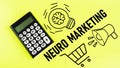 Neuro marketing is shown using the text