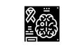 neuro-oncology researching glyph icon animation