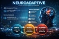 Neuroadaptive Technology: Brain-Computer Interface Concept Royalty Free Stock Photo