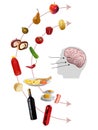 Neurogastronomy Royalty Free Stock Photo
