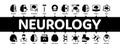 Neurology Medicine Minimal Infographic Banner Vector